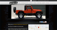 Desktop Screenshot of premierautomotivesource.com